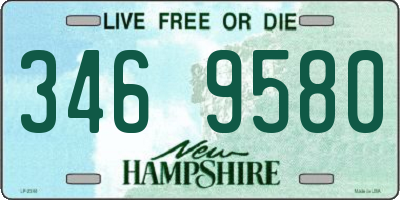 NH license plate 3469580