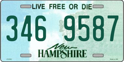 NH license plate 3469587