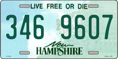 NH license plate 3469607