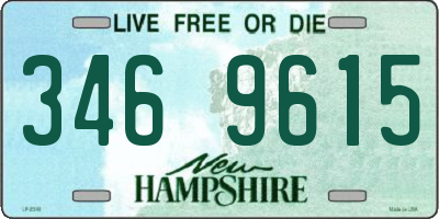 NH license plate 3469615