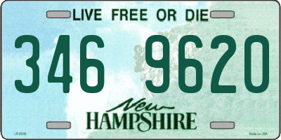 NH license plate 3469620