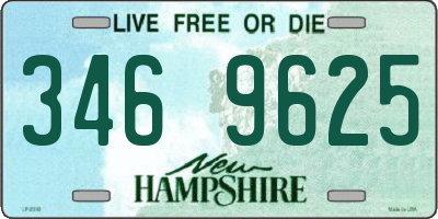 NH license plate 3469625