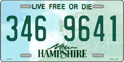 NH license plate 3469641