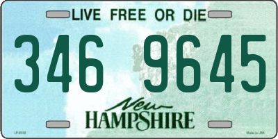 NH license plate 3469645