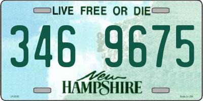 NH license plate 3469675
