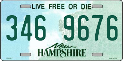 NH license plate 3469676