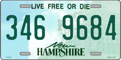 NH license plate 3469684