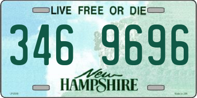 NH license plate 3469696