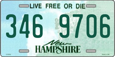 NH license plate 3469706