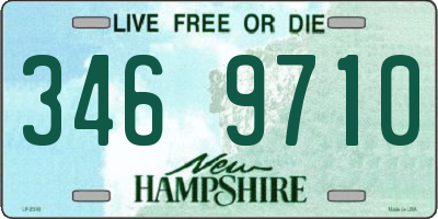 NH license plate 3469710