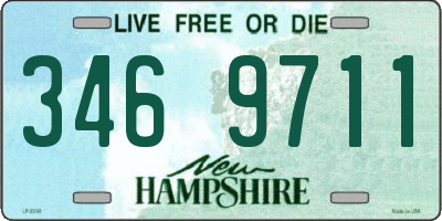 NH license plate 3469711