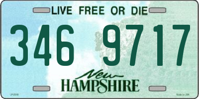 NH license plate 3469717