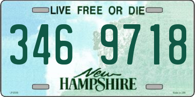 NH license plate 3469718