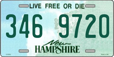 NH license plate 3469720