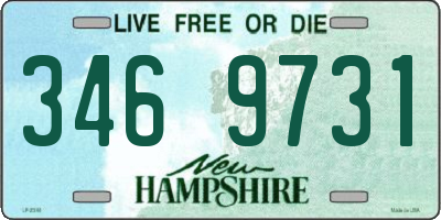 NH license plate 3469731