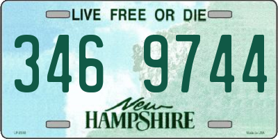 NH license plate 3469744