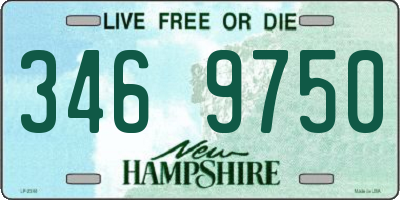 NH license plate 3469750