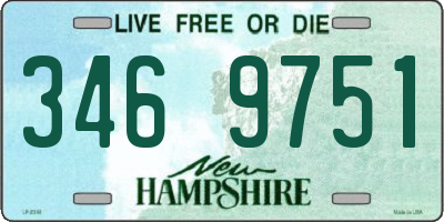 NH license plate 3469751