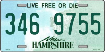 NH license plate 3469755