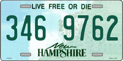 NH license plate 3469762