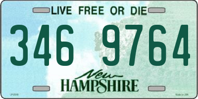 NH license plate 3469764