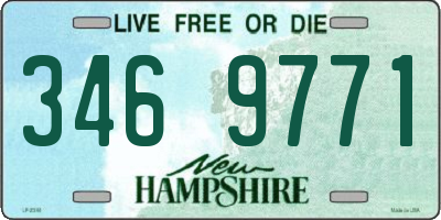 NH license plate 3469771