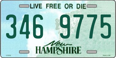NH license plate 3469775