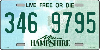 NH license plate 3469795