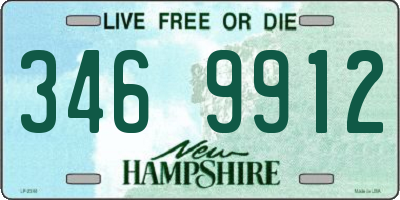NH license plate 3469912