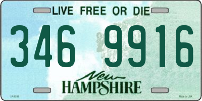 NH license plate 3469916