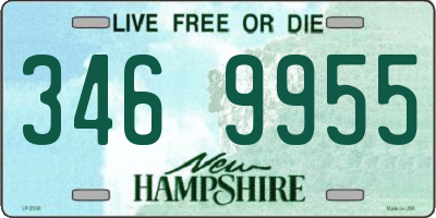 NH license plate 3469955