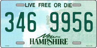 NH license plate 3469956