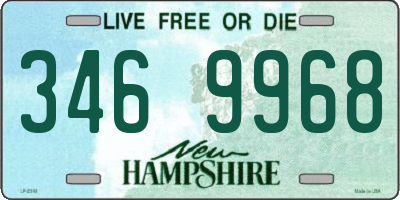 NH license plate 3469968