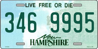 NH license plate 3469995