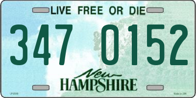 NH license plate 3470152