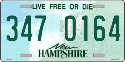NH license plate 3470164
