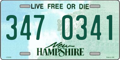 NH license plate 3470341