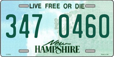 NH license plate 3470460