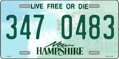 NH license plate 3470483