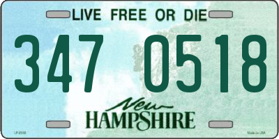 NH license plate 3470518