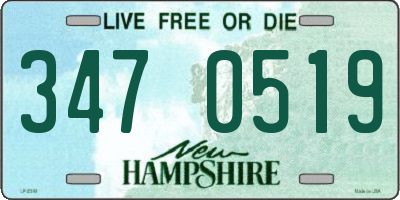 NH license plate 3470519