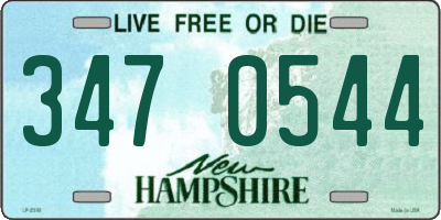 NH license plate 3470544