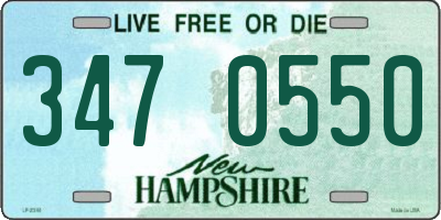NH license plate 3470550