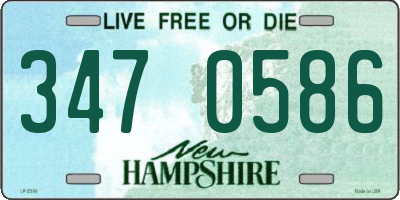 NH license plate 3470586