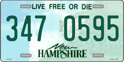 NH license plate 3470595
