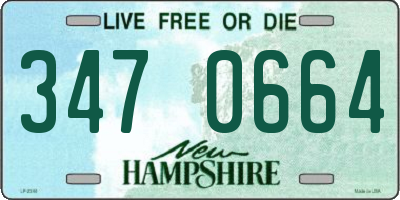 NH license plate 3470664