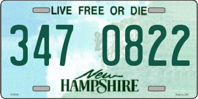 NH license plate 3470822