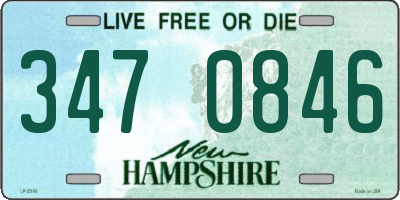 NH license plate 3470846
