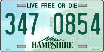 NH license plate 3470854