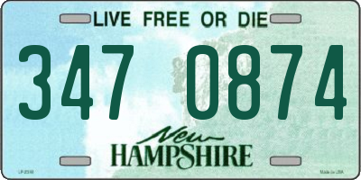 NH license plate 3470874